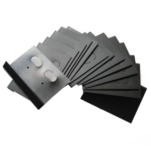 100pcs earring display cards black flocked---2 x 1.4 inch gift for sale