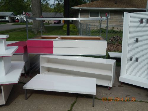 Jewelry display racks, tables, shelves, a huge lot of display items for sale