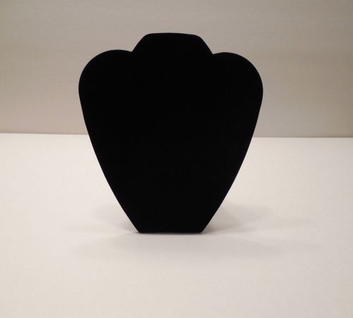 Black Velvet Necklace Jewelry Stand Display 8 1/2&#034; Tall
