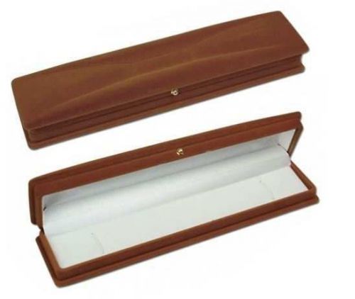 1 Fancy Brown Velvet Bracelet/Watch Jewelry Gift Box