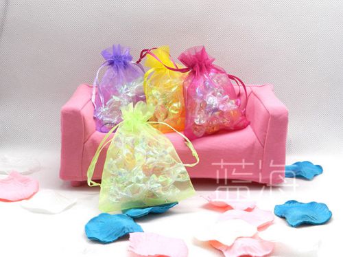 9x12 cm large luxury organza wedding favour christmas gift bags jewelry pouches for sale