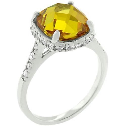 Canary Princess Ring (Size: 08) Icon Bijoux