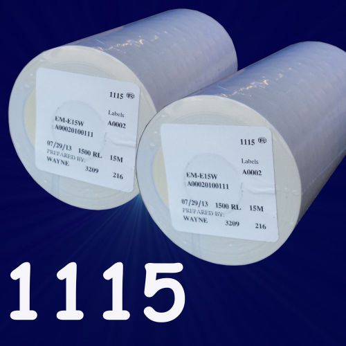 1115 white Avery Dennison labels for Monarch 1115 two line price gun,two sleeves