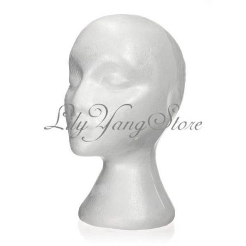 Femal Styrofoam Foam Mannequin Manikin Head Stand Model Hair Wig Hat Display