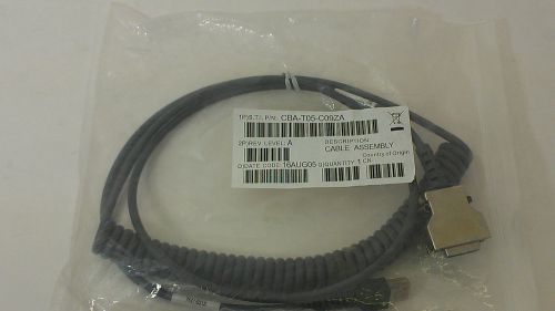 Symbol cba-t05-c09za cable 9&#039;, undecoded-texlogix 7035, 8055-56, coiled for sale