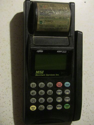 Lipman Nurit 3020 Credit Card Processing Terminal w/ AC adapter