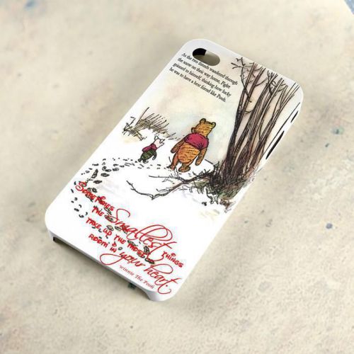 Winnie The Pooh Disney Cartoon Quote Case A99 iPhone Samsung Galaxy