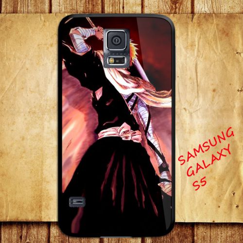 iPhone and Samsung Galaxy - Ichigo Kurosaki Cartoon Bleach Anime - Case