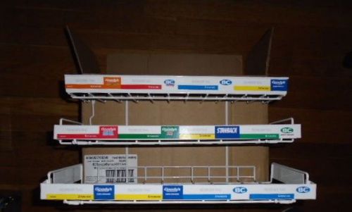 ******BC/GOODY&#039;S/STANBACK/BC CHERRY DISPLAY BLACK WIRE RACK 252 HOLDS PIECES