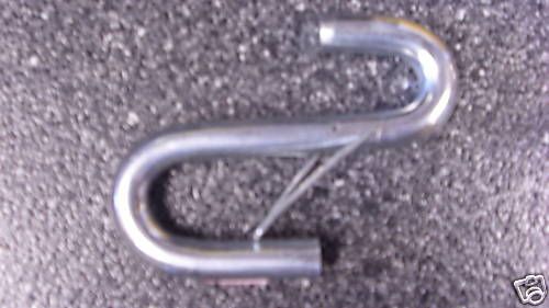 CAL-HAWK CZSS7 7/16&#034; S HOOK WITH SAFETY SPRING 2 PIECES