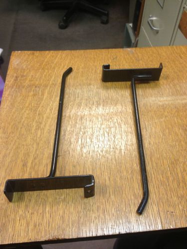 21 used black chrome 7&#034; grate wall hooks for sale