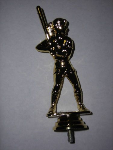NEW ,55 piece lot Trophy Toppers,Girl&#039;s softball,gold tone,NR