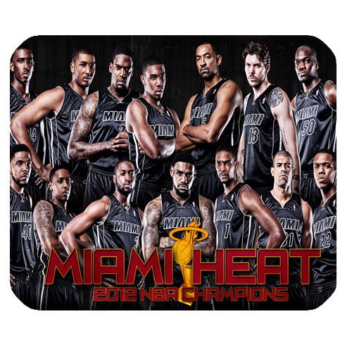 New Design Miami Heat Basketball Team All Team Logo Mice Mat Mouse Pad
