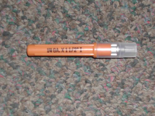 Kendall monoject vet metal hub 14 gax1 1/2 disposable syringe needles 100 ct for sale