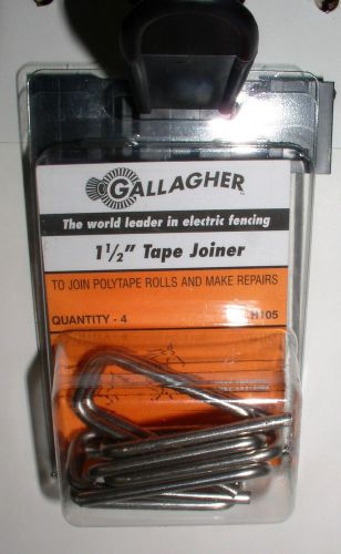 GALLAGHER 1 1/2&#034; SPLICE BUCKLE TAPE JOINER 4 pack JOIN POLYTAPE ROLLS - NEW