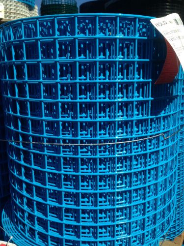 1.5 x1.5&#034; 12.5G 19.5 &#034;x100&#039; Blue  PVC Coated Welded Wire Mesh Rolls Galvanized