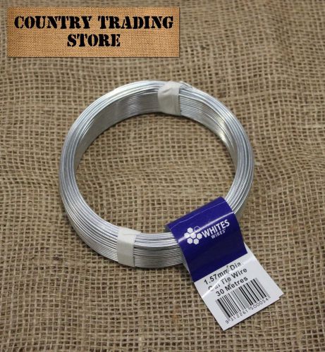Galvanised Tie Wire 1.57mm x 30m Fencing 50005 Whites Wires