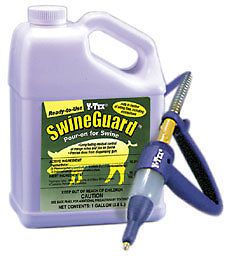 Swineguard y-tex pour-on pigsmange lice flies mosquito for sale