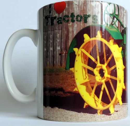 I Love Tractors Coffee/Tea Mug - Brand New - FREE P&amp;P