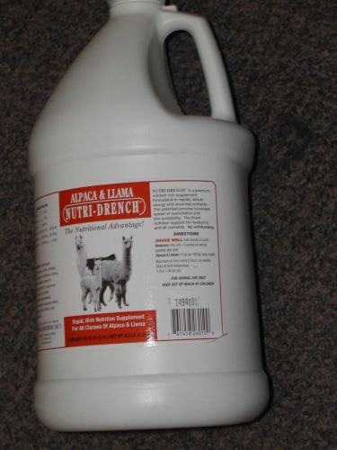 Alpaca / Llama NutriDrench Energy Nutri-Drench 1 Gallon Nutritional Supplement