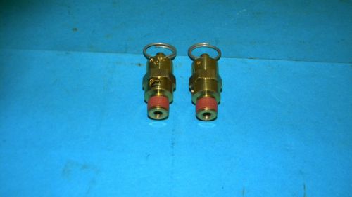 New Saylor Beall Lot of 2 8270 Safety Valve 1/8&#034;inch 70 PSI