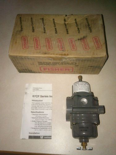 FISHER 67CFR-226 PRESSURE 0-125PSI 250PSI 1/4 IN NPT PNEUMATIC REGULATOR B463349