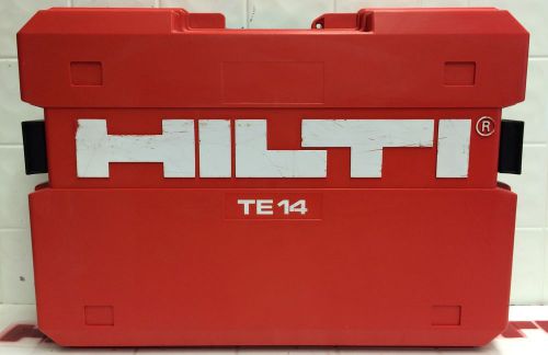 HILTI TE 14 (CASE ONLY), MINT CONDITION, STRONG, ORIGINAL, FAST SHIPPING