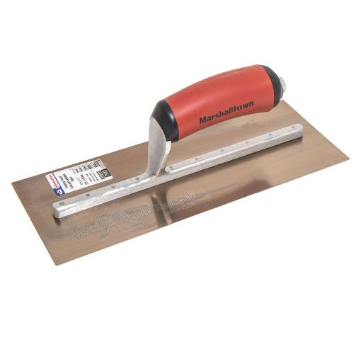 Marshalltown 14&#034; x 4-3/4&#034;  golden flat stainless steel drywall trowel mxs73gsd for sale