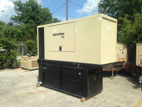 Ingersoll rand 49kw diesel generator john deere engine 54 hours!! for sale