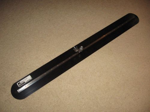 48&#034; x 5&#034; blue steel round end fresno -- concrete tool made in the usa for sale