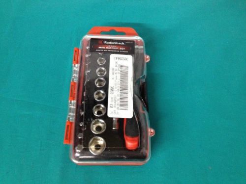 Radioshack 23-piece mini tool ratchet set for sale