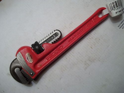 NEW 8&#034; RIGID PIPE WRENCH MECHANIC TOOLS REED PROTO PLUMBER PIPE FITTER TOOLS MIC