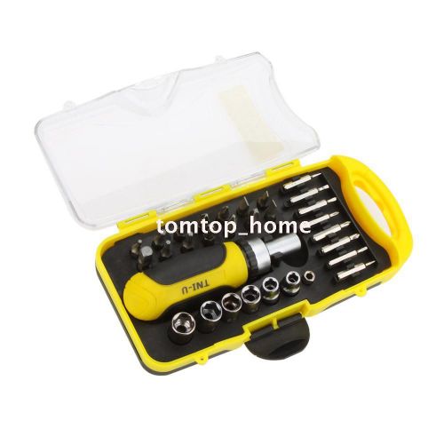 30in1 ratchet precision screwdriver set telecom repair tool kit for phone pc tv for sale