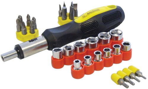 Brand new am-tech screwdriver and bit set (34 pieces) for sale