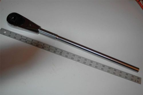 Snap on 3/4&#039;&#039; ratchet head with 19&#039;&#039; handle l872 aviation tool automotive for sale