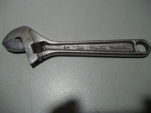 Proto-Professional,  adjustable wrench model No.706_____________________4746/9