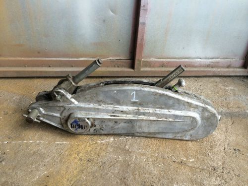 Tractel T35 Winch ?100+VAT Hoist / Winch manual chain pulling suspended 1