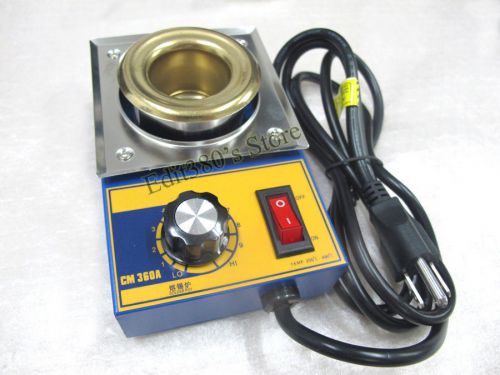 Solder pot soldering desoldering bath titanium plate cm360a 110v 100w 200-480°c for sale
