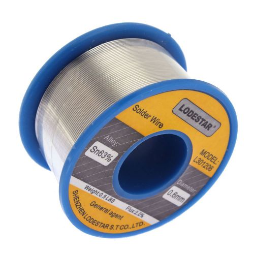 New 0.6mm Tin Lead Rosin Core Solder Soldering Wire sn 63% Diameter 5.5cm 82692