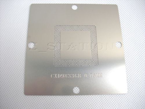 8X8 0.76mm BGA  Stencil Template For Sony CXD9833GB