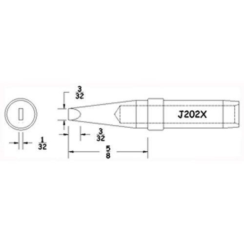(8)  Hexacon J202X, soldering tip,
