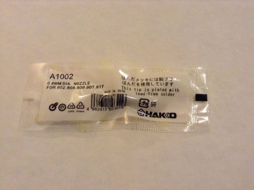 Hakko a1002 0.8mm desoldering nozzle for 802 808 809 807 817 new for sale