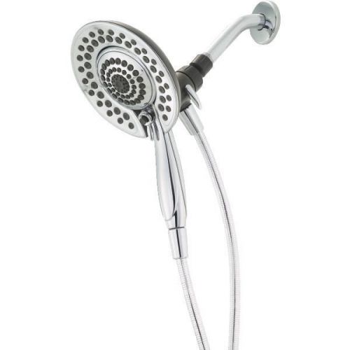 Hand-Held Shower And Showerhead Combination-CHR 5-SET COMBO SHWRHEAD