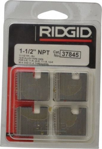 RIDGID 37845 1-1/2&#034; NPT PIPE THREADING DIES RH 12-R O-R 11-R 111-R 00-R 31-A NEW