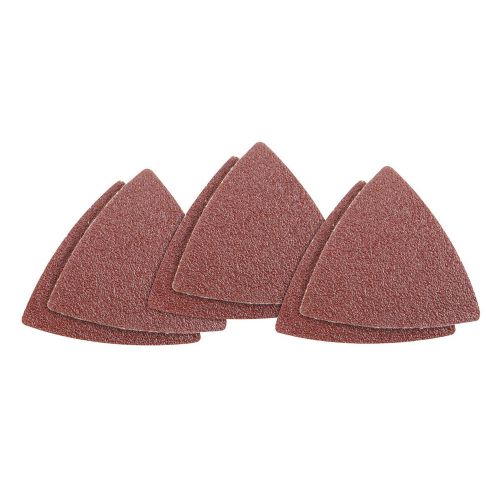 120 grit triangle sandpaper assortment for wood work 3-5/8&#034; long per side for sale