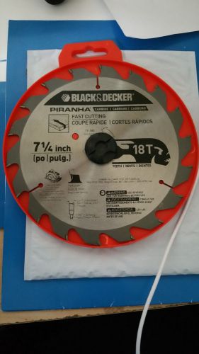 Black &amp; Decker Piranha Carbide Circular Saw Blade 7 1/4 inch 140T Free Shipping!