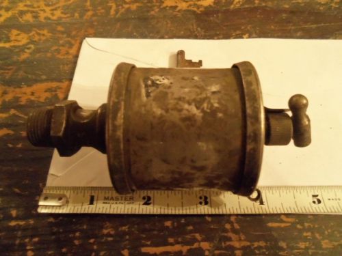 NICE Vintage Michigan 124 Lubricator, oiler   - Detroit Mich. Nickle plated