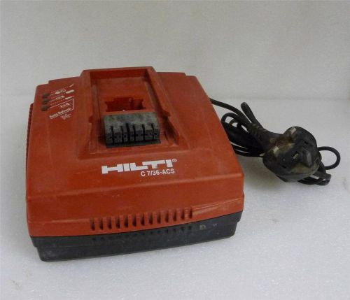 *as-is* hilti c7/36-acs 36v nicd/nimh smart battery charger for sale