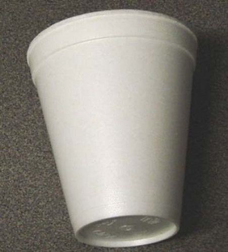 Dart white foam cups 16 oz 1000 ct 16J16