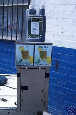 TEA DISPENSER, FROM CONCENTRATE, 2 FLAVORS, 115 VOLTS